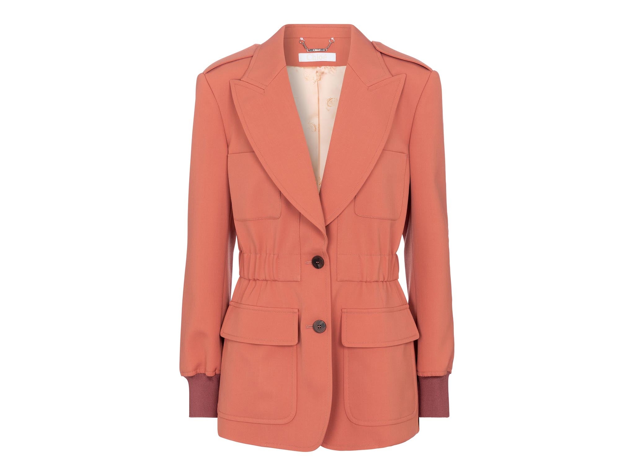 Salmon chloé discount blazer